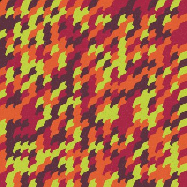 Soyut Geometrik Desen üretken hesaplama sanatı çizimi