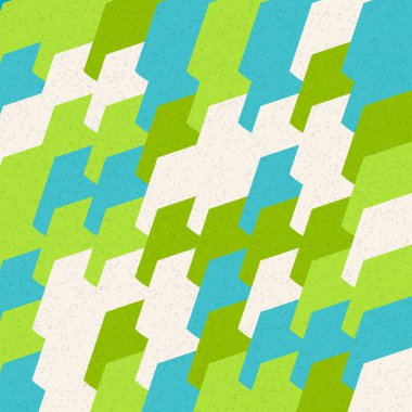 Soyut Geometrik Desen üretken hesaplama sanatı çizimi