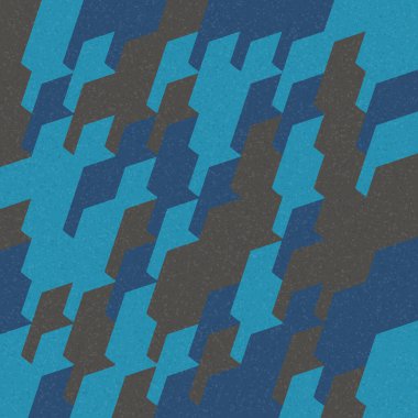 Soyut Geometrik Desen üretken hesaplama sanatı çizimi