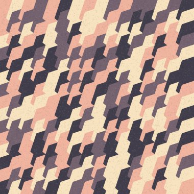 Soyut Geometrik Desen üretken hesaplama sanatı çizimi