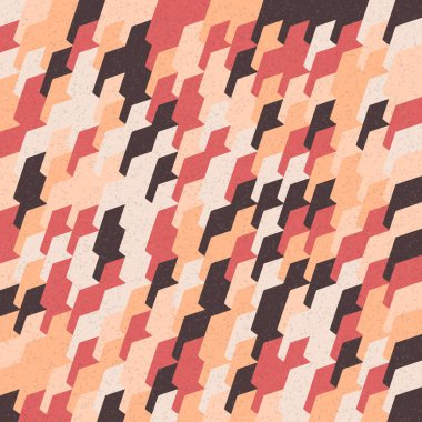 Soyut Geometrik Desen üretken hesaplama sanatı çizimi