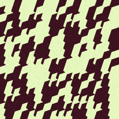 Soyut Geometrik Desen üretken hesaplama sanatı çizimi