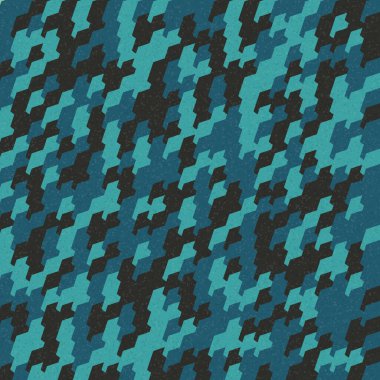 Soyut Geometrik Desen üretken hesaplama sanatı çizimi