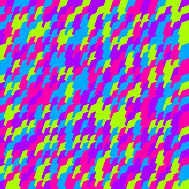 Soyut Geometrik Desen üretken hesaplama sanatı çizimi