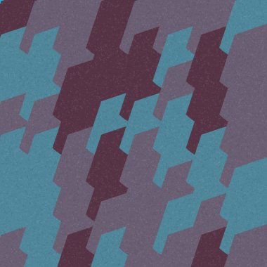 Soyut Geometrik Desen üretken hesaplama sanatı çizimi