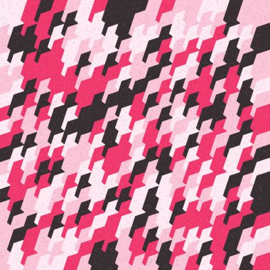 Soyut Geometrik Desen üretken hesaplama sanatı çizimi