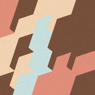 Soyut Geometrik Desen üretken hesaplama sanatı çizimi