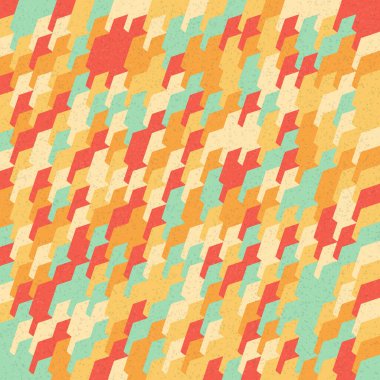 Soyut Geometrik Desen üretken hesaplama sanatı çizimi