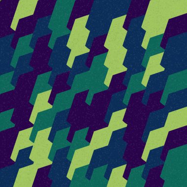 Soyut Geometrik Desen üretken hesaplama sanatı çizimi