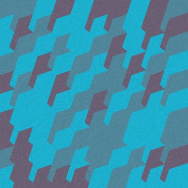 Soyut Geometrik Desen üretken hesaplama sanatı çizimi