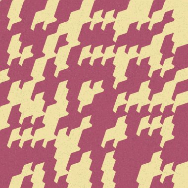 Soyut Geometrik Desen üretken hesaplama sanatı çizimi