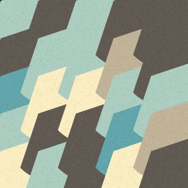 Soyut Geometrik Desen üretken hesaplama sanatı çizimi