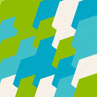 Soyut Geometrik Desen üretken hesaplama sanatı çizimi