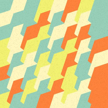 Soyut Geometrik Desen üretken hesaplama sanatı çizimi