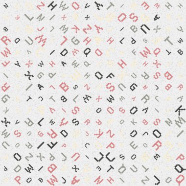 Soyut Geometrik Desen üretken hesaplama sanatı çizimi