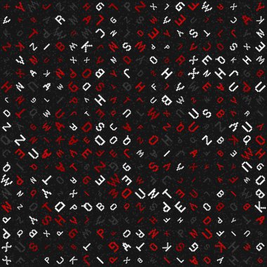 - ABC. alfabe harfleri, soyut vektör illüstrasyon duvar kağıdı 