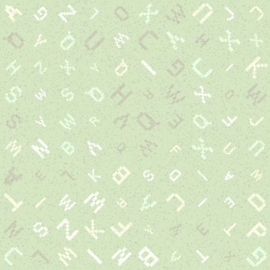 Soyut Geometrik Desen üretken hesaplama sanatı çizimi