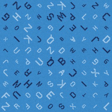 Soyut Geometrik Desen üretken hesaplama sanatı çizimi