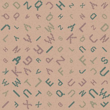 Rastgele alfabe harfleri vektör duvar kağıdı 