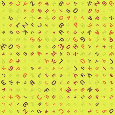 Soyut Geometrik Desen üretken hesaplama sanatı çizimi