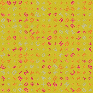 Soyut Geometrik Desen üretken hesaplama sanatı çizimi