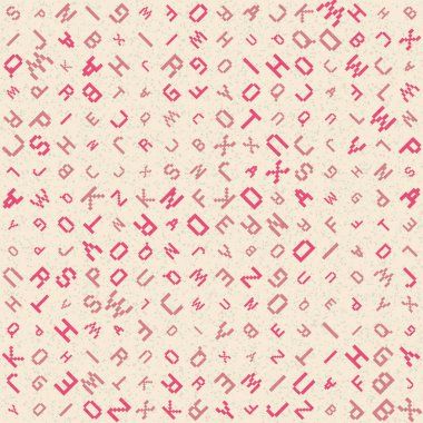 Soyut Geometrik Desen üretken hesaplama sanatı çizimi