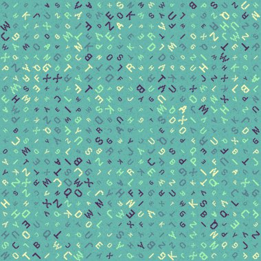 - ABC. alfabe harfleri, soyut vektör illüstrasyon duvar kağıdı 