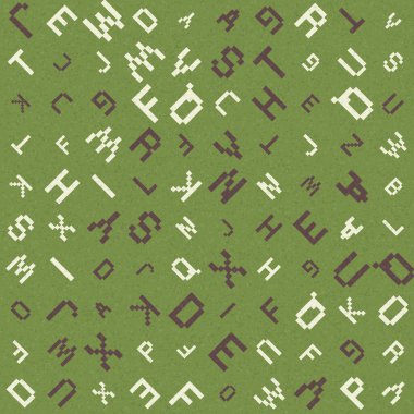 Soyut Geometrik Desen üretken hesaplama sanatı çizimi