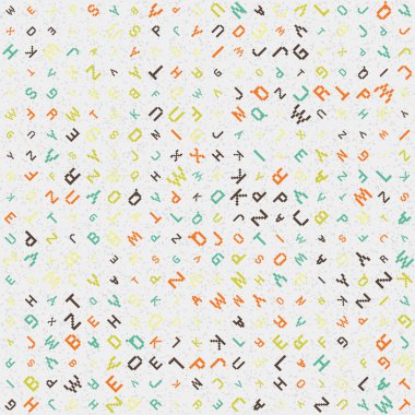 Soyut Geometrik Desen üretken hesaplama sanatı çizimi