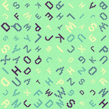Rastgele alfabe harfleri vektör duvar kağıdı 