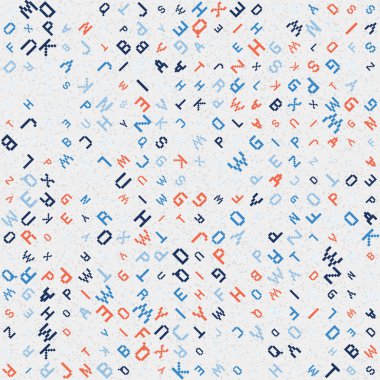 Soyut Geometrik Desen üretken hesaplama sanatı çizimi