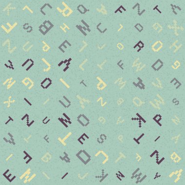 Soyut Geometrik Desen üretken hesaplama sanatı çizimi