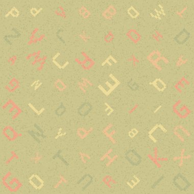 Soyut Geometrik Desen üretken hesaplama sanatı çizimi