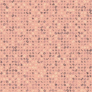 Rastgele alfabe harfleri, vektör duvar kağıdı 