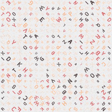 Soyut Geometrik Desen üretken hesaplama sanatı çizimi