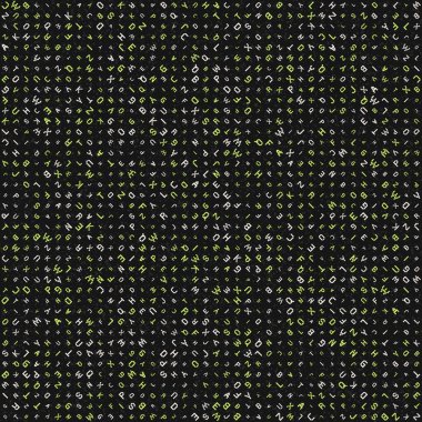 Rastgele alfabe harfleri vektör duvar kağıdı 