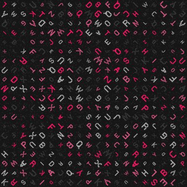 Soyut Geometrik Desen üretken hesaplama sanatı çizimi