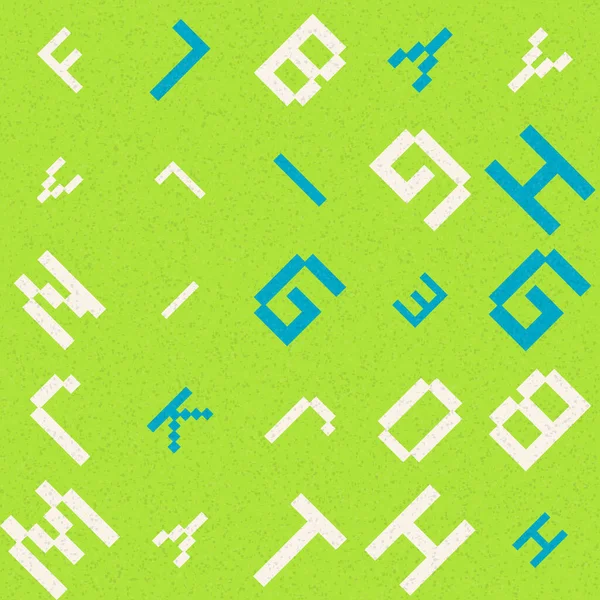 Soyut Geometrik Desen üretken hesaplama sanatı çizimi