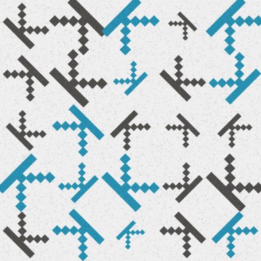 soyut geometrik model vektör çizimi