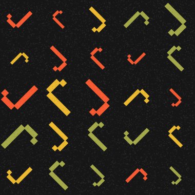 soyut geometrik model vektör çizimi