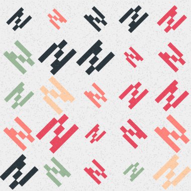 soyut geometrik model vektör çizimi