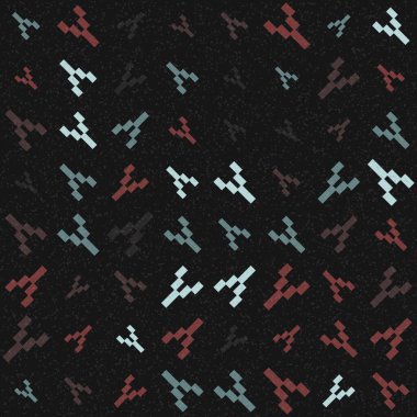 Soyut Geometrik Desen, vektör sanatsal çizim