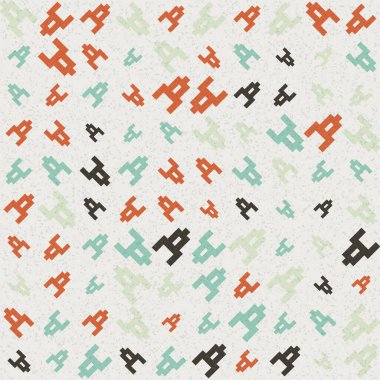 Soyut Geometrik Desen, vektör sanatsal çizim