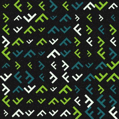 Soyut Geometrik Desen, vektör sanatsal çizim