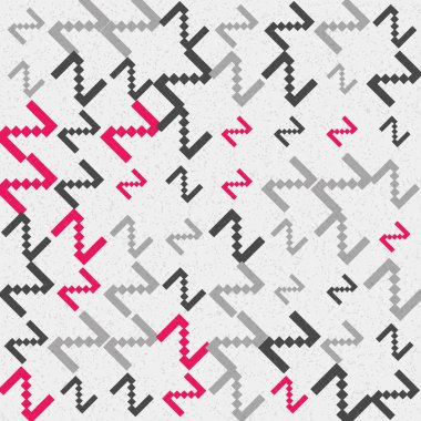 Soyut Geometrik Desen, vektör sanatsal çizim