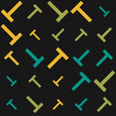 Soyut Geometrik Desen, vektör sanatsal çizim