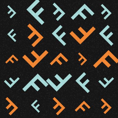 soyut geometrik model vektör çizimi