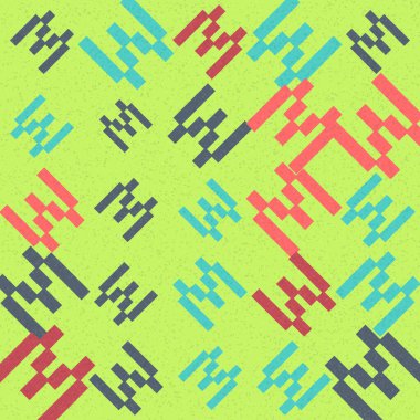 Soyut Geometrik Desen, vektör sanatsal çizim