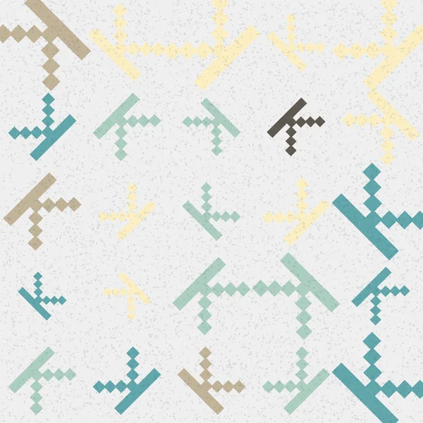 soyut geometrik model vektör çizimi