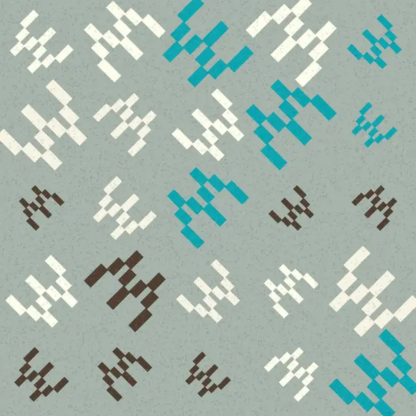 Soyut Geometrik Desen, vektör sanatsal çizim